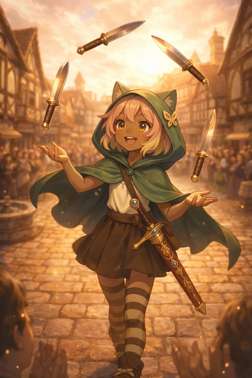 ナイフジャグリング