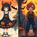 秋服と浮世絵ハロウィン８枚 4枚目