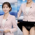 100人の女子アナが自らパンティを見せてくれる動画（５） 2枚目