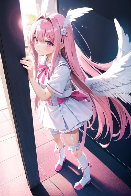白い翼の少女
