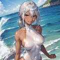 褐色銀髪ちゃんの水着詰合せ 5枚目