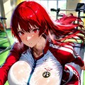 いい汗かいてまんなぁ…って二枚目の娘さんよ、ランニングマシンの後ろの方で走ってたらコケて危ないっすよ… 3枚目