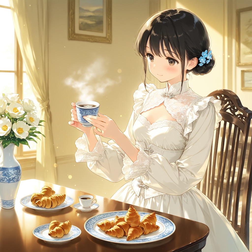 貴族令嬢の朝食