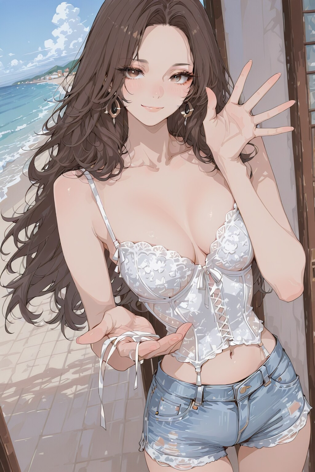 ビスチェでも海に行けちゃうよ