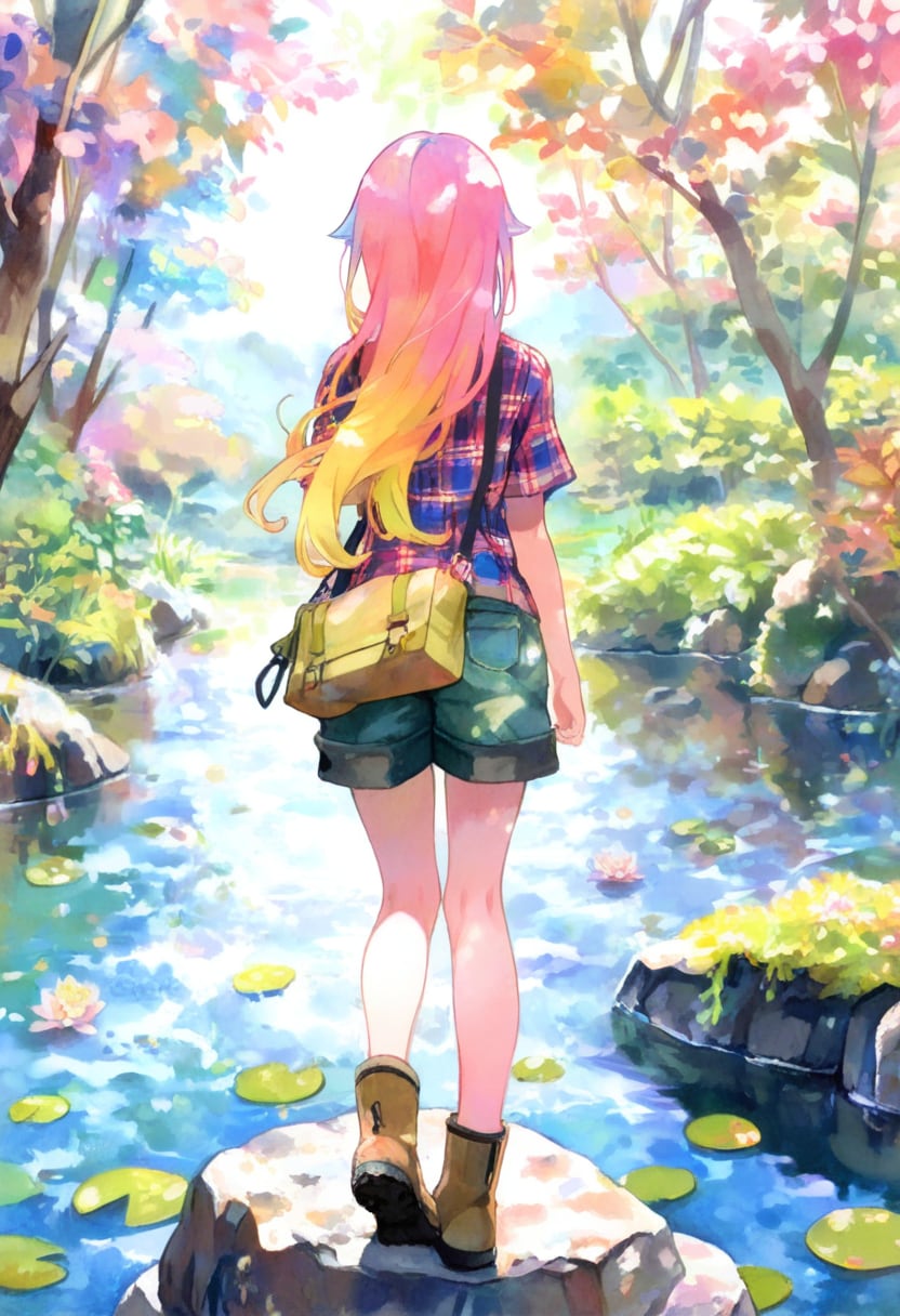 Great adventure at a nearby pond(2) | の人気AIイラスト・グラビア