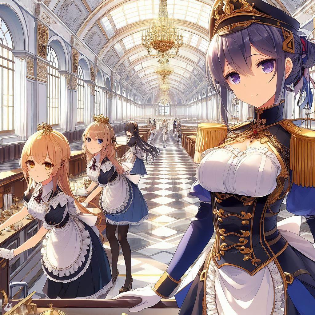 ミリタリー風衣装のメイド | の人気AIイラスト・グラビア