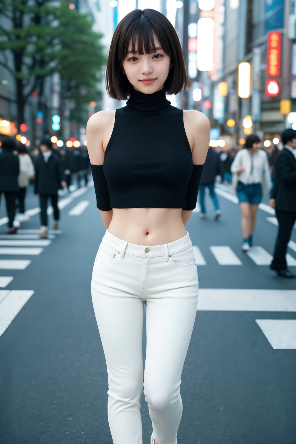 セーター＆パンツスタイル 2/3