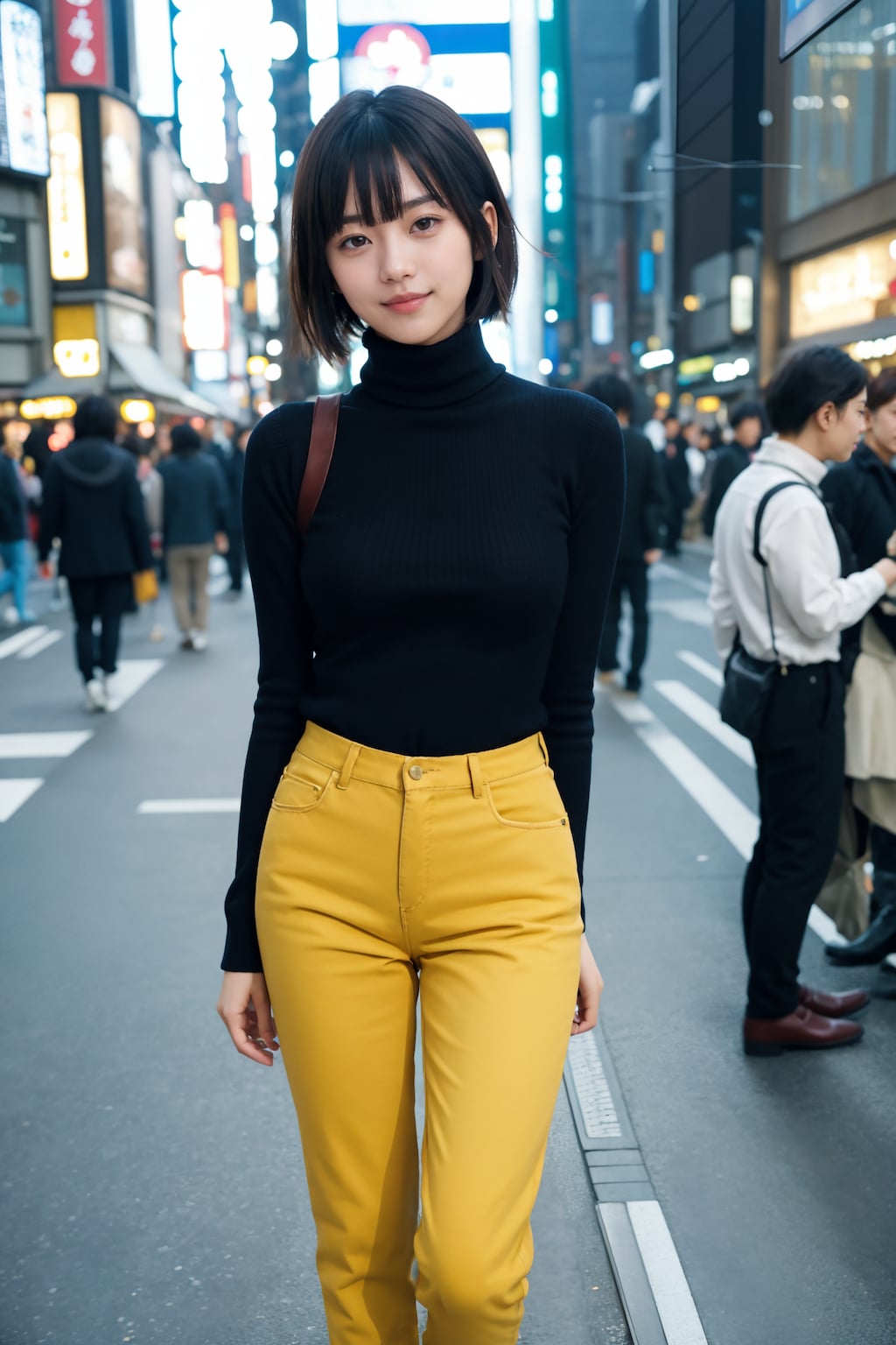 セーター＆パンツスタイル 2/3