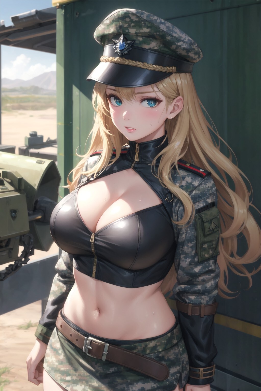 部隊の士気を爆上げする伝説の女兵士