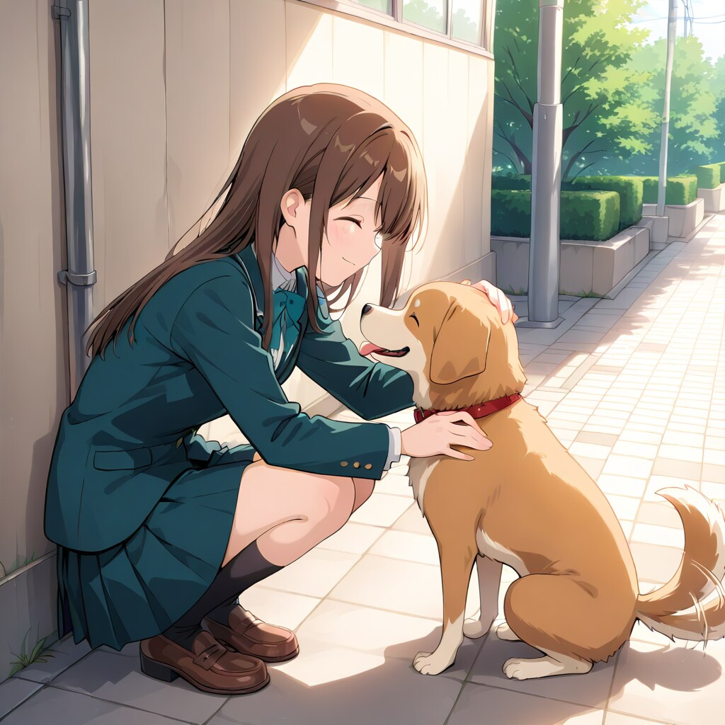 わんこと少女
