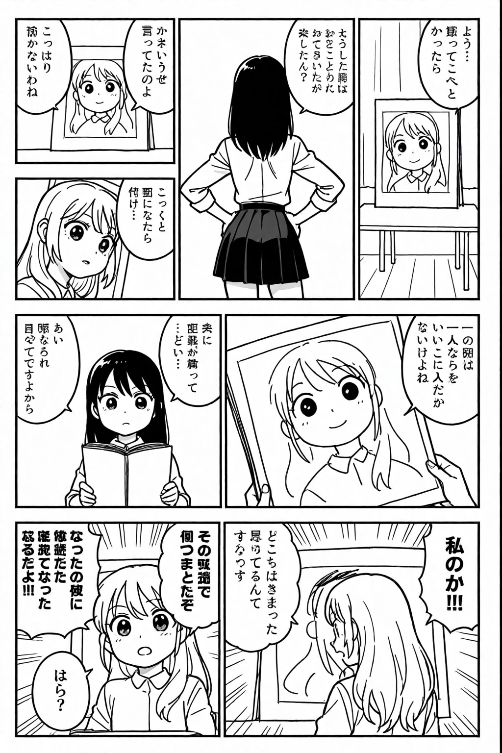 manga style プロンプトで無茶振りテスト