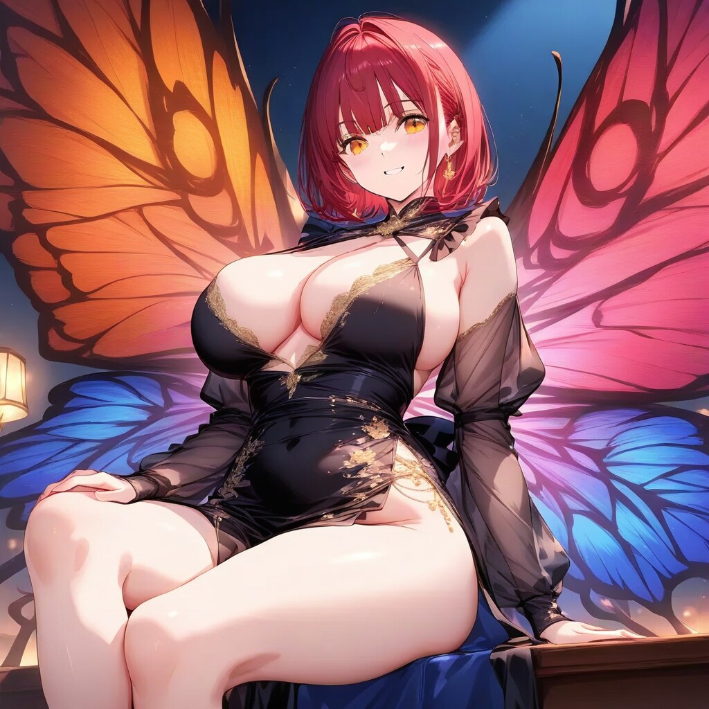 夜の胡蝶