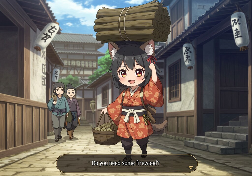 頭に載せて売り歩く