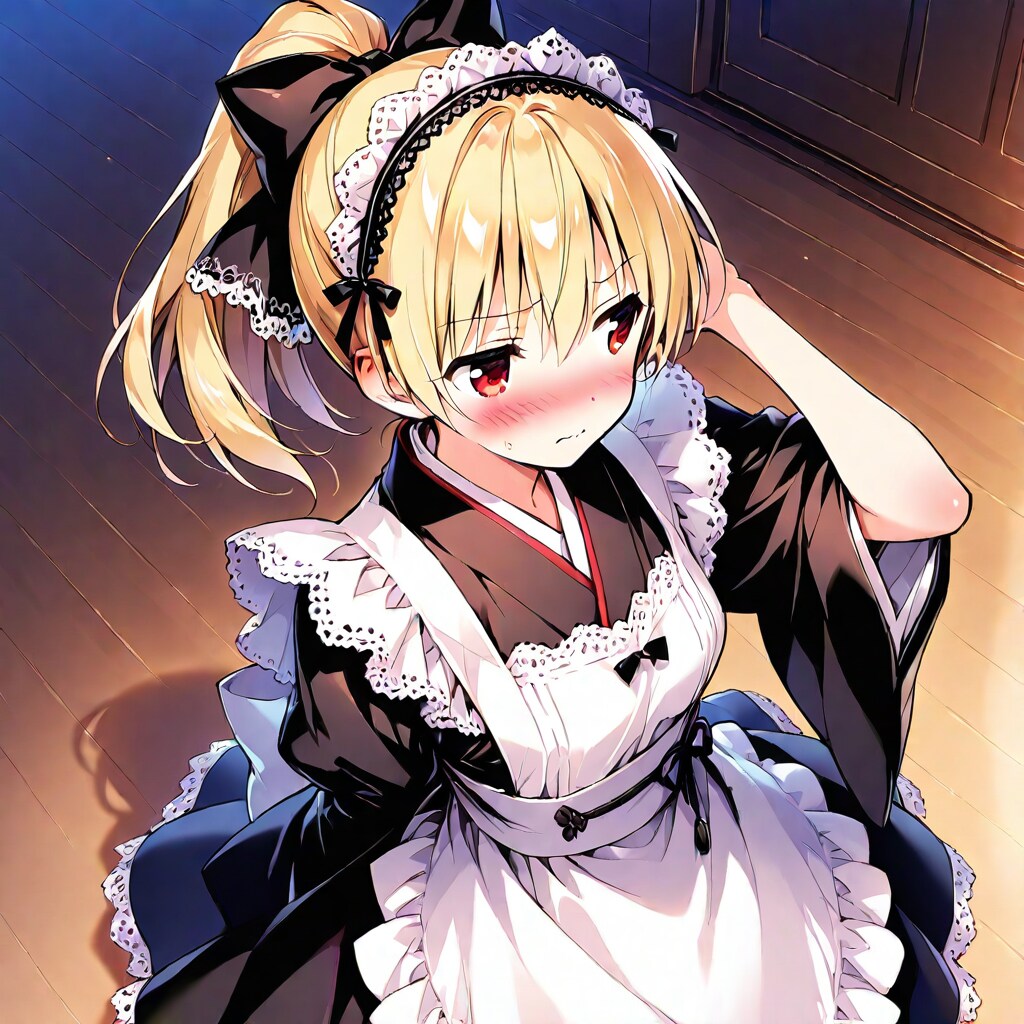 着物JKメイドさん