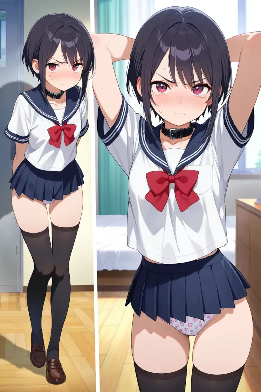 クラスの女子全員　何も隠せてないスカート履かせた