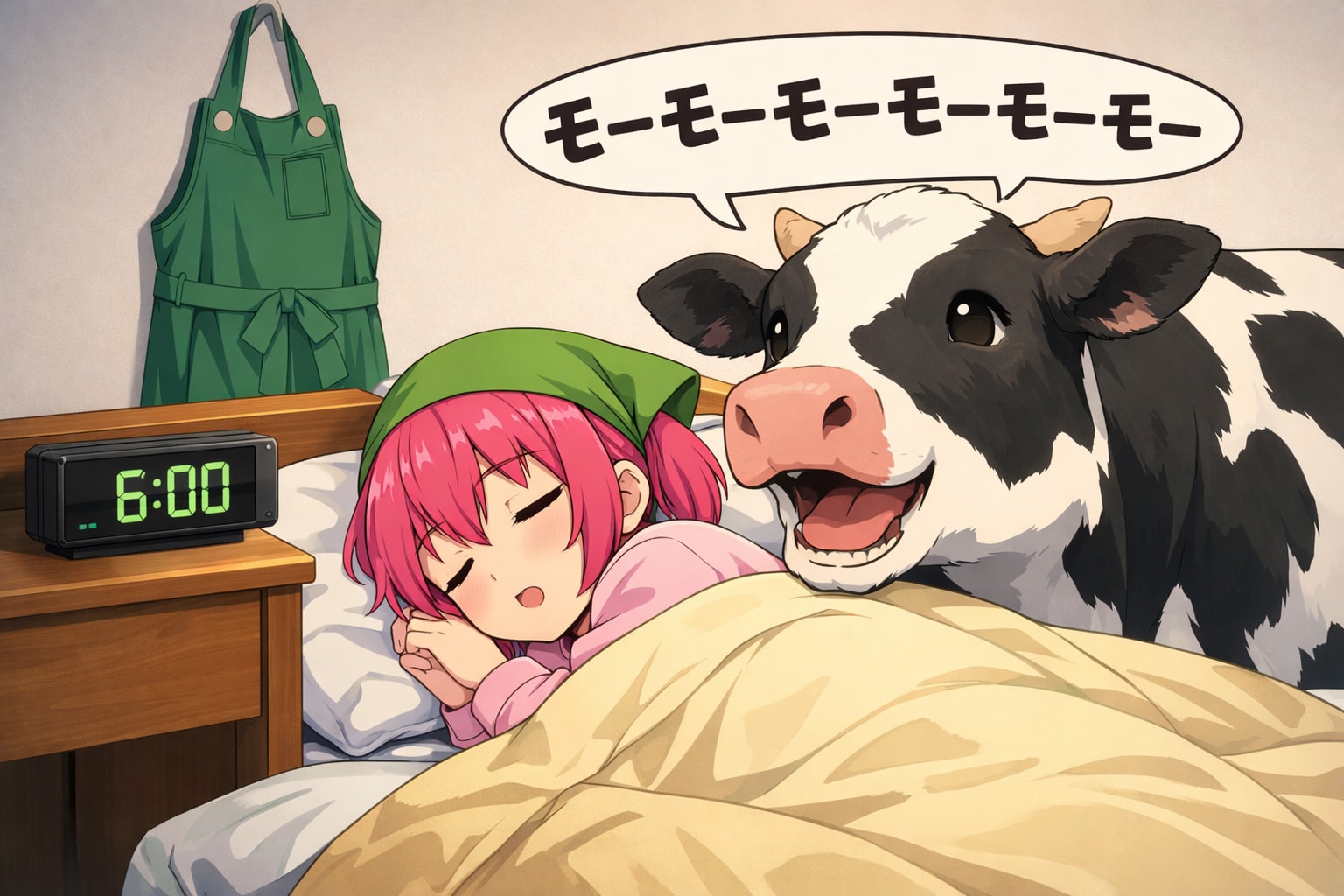 モーニングコール🐄(04/14) | の人気AIイラスト・グラビア