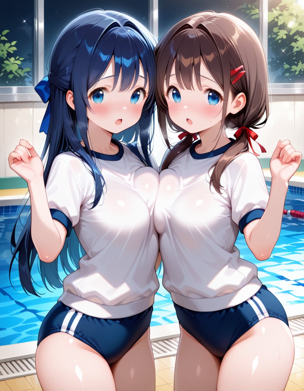 お乳合わせ (ブルマ版)