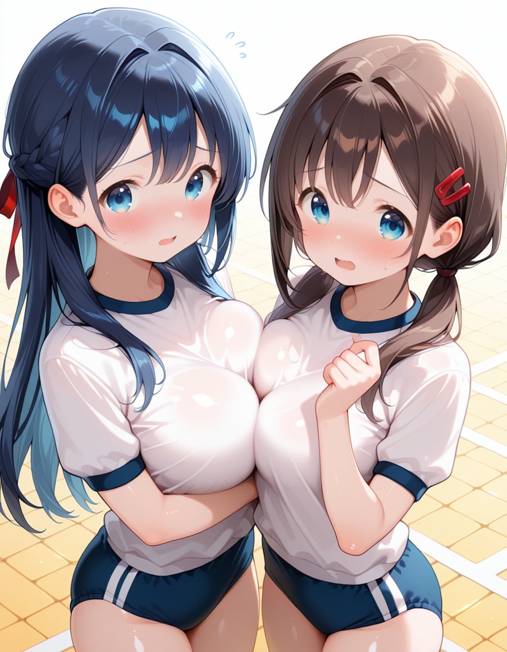 お乳合わせ (ブルマ版)