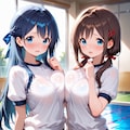 お乳合わせ (ブルマ版) 4枚目