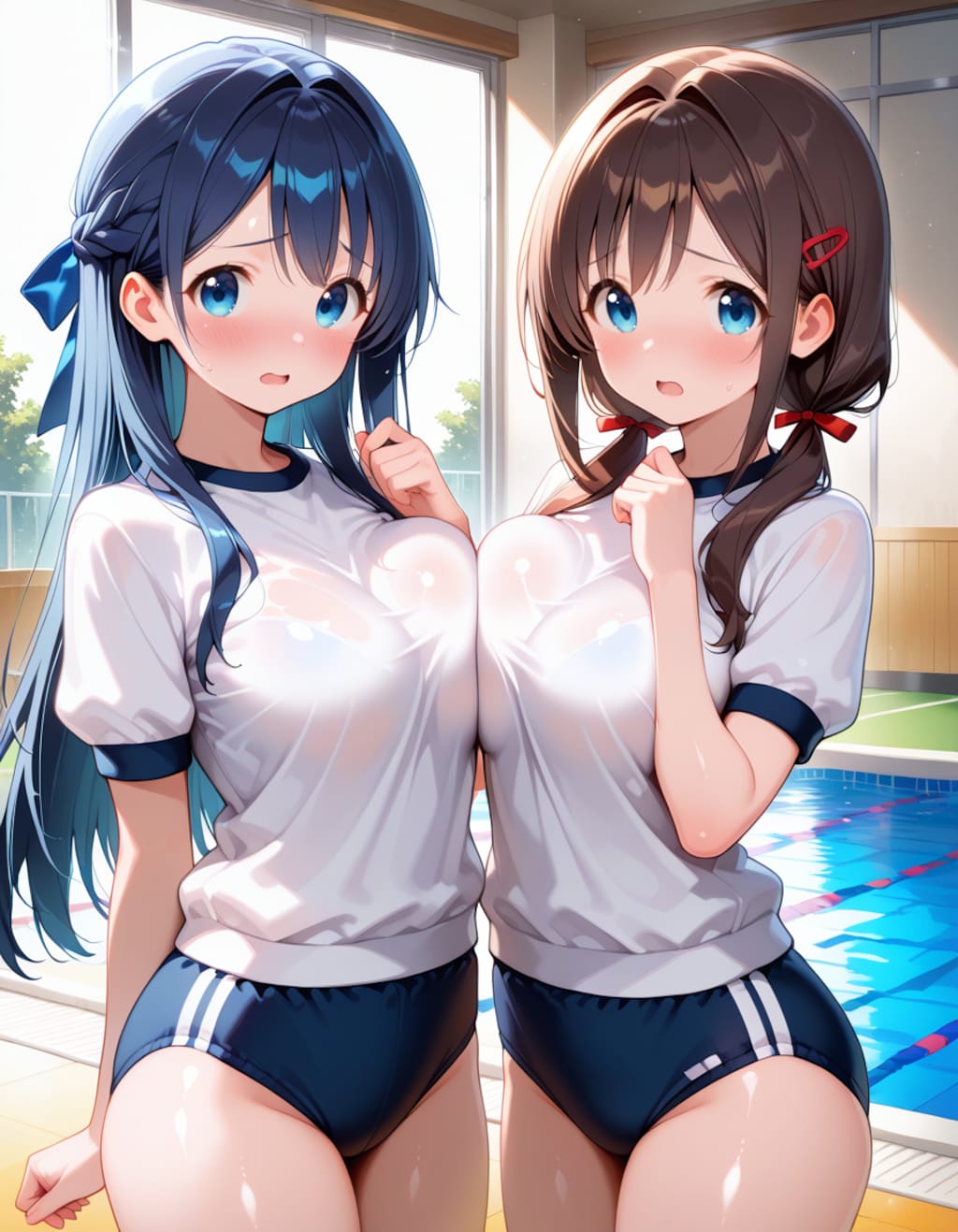 お乳合わせ (ブルマ版)