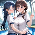 お乳合わせ (ブルマ版) 5枚目