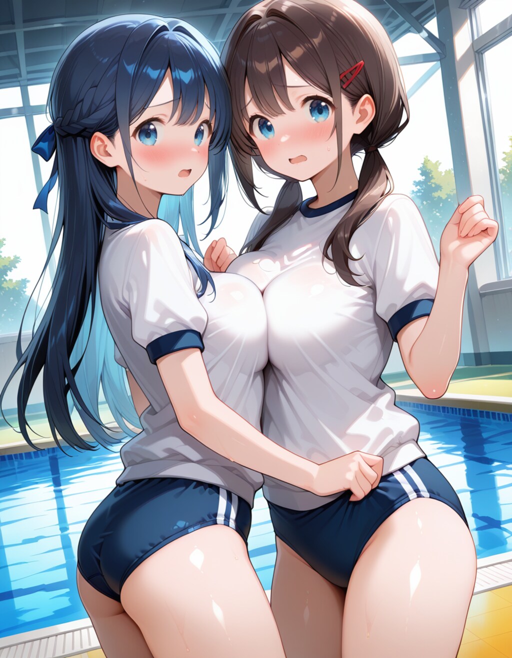 お乳合わせ (ブルマ版)
