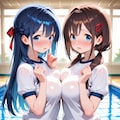 お乳合わせ (ブルマ版) 7枚目