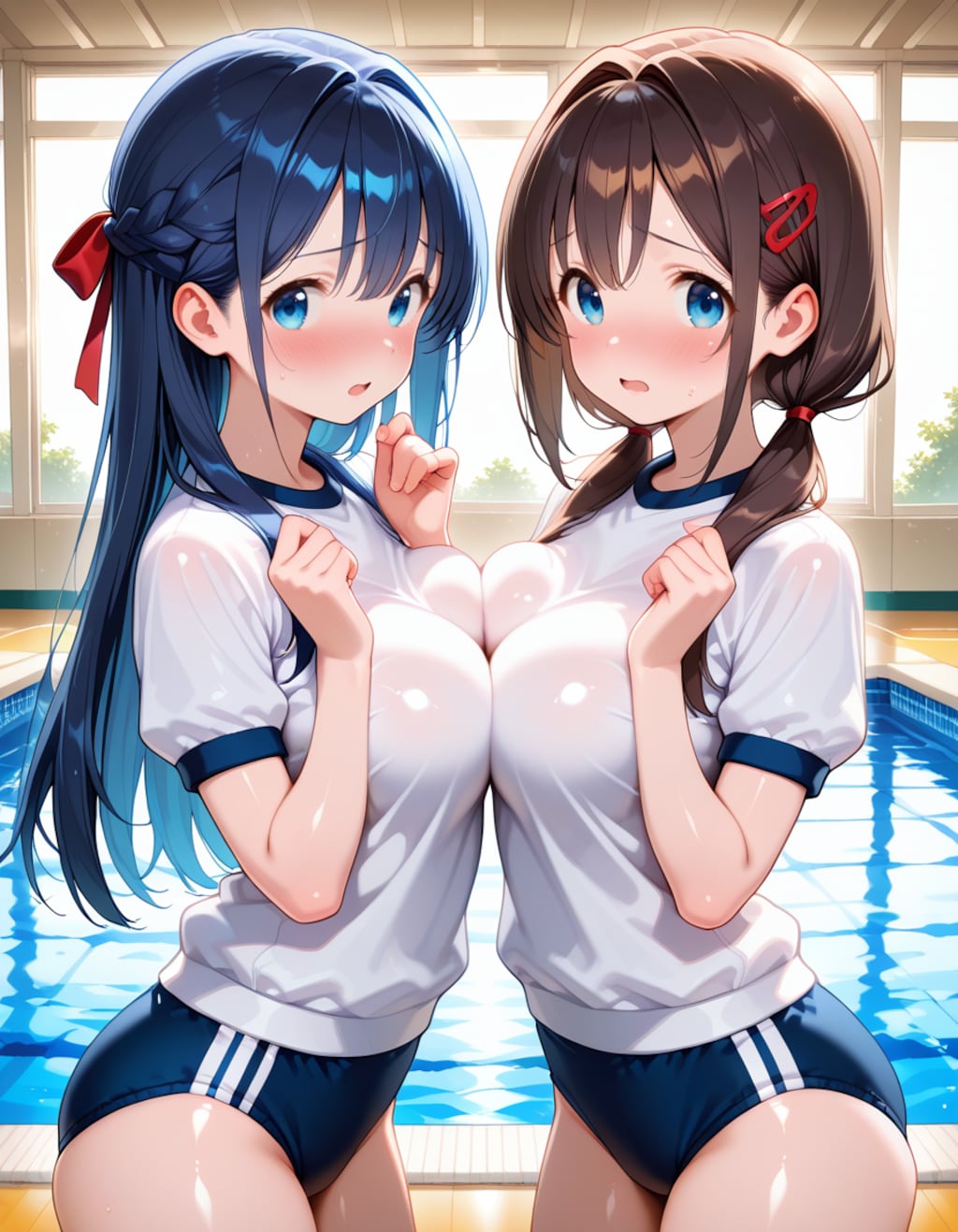 お乳合わせ (ブルマ版)