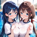 お乳合わせ (ブルマ版) 3枚目
