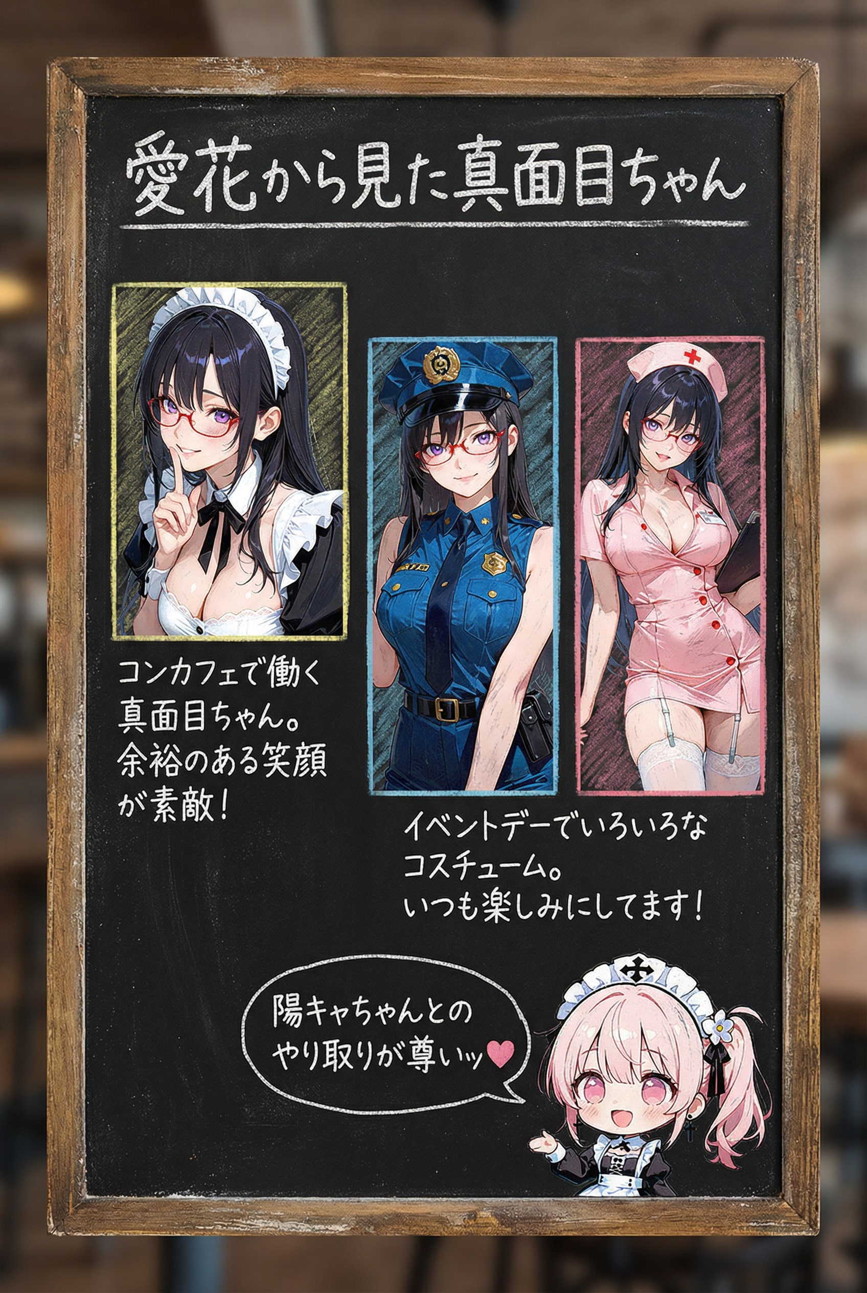 真面目ちゃん | の人気AIイラスト・グラビア