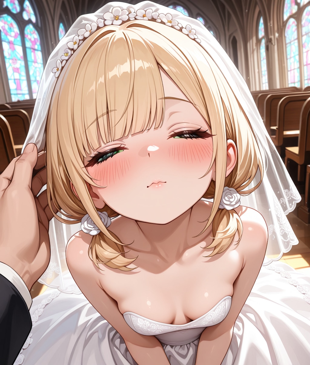 それでは誓いのキスを・・・