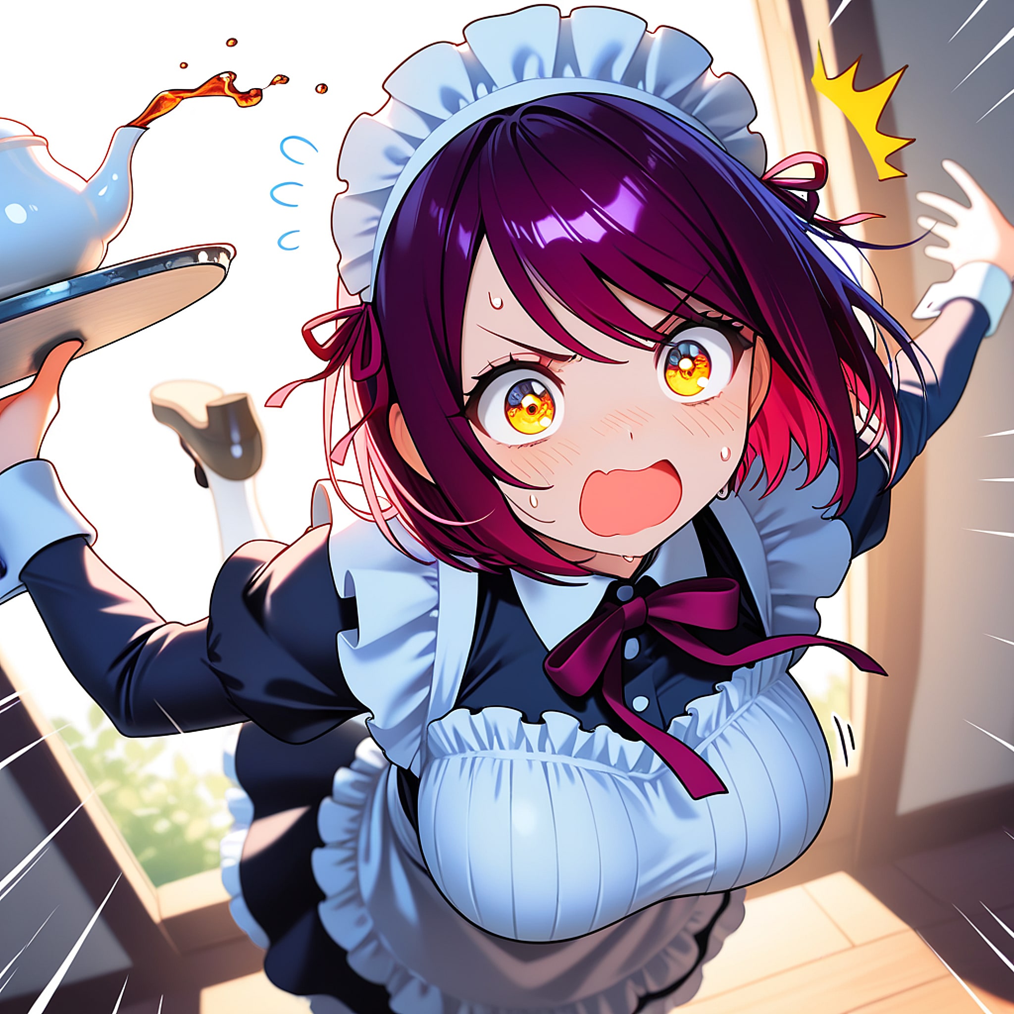 こんにちは（挨拶メイドの芽衣ちゃん）