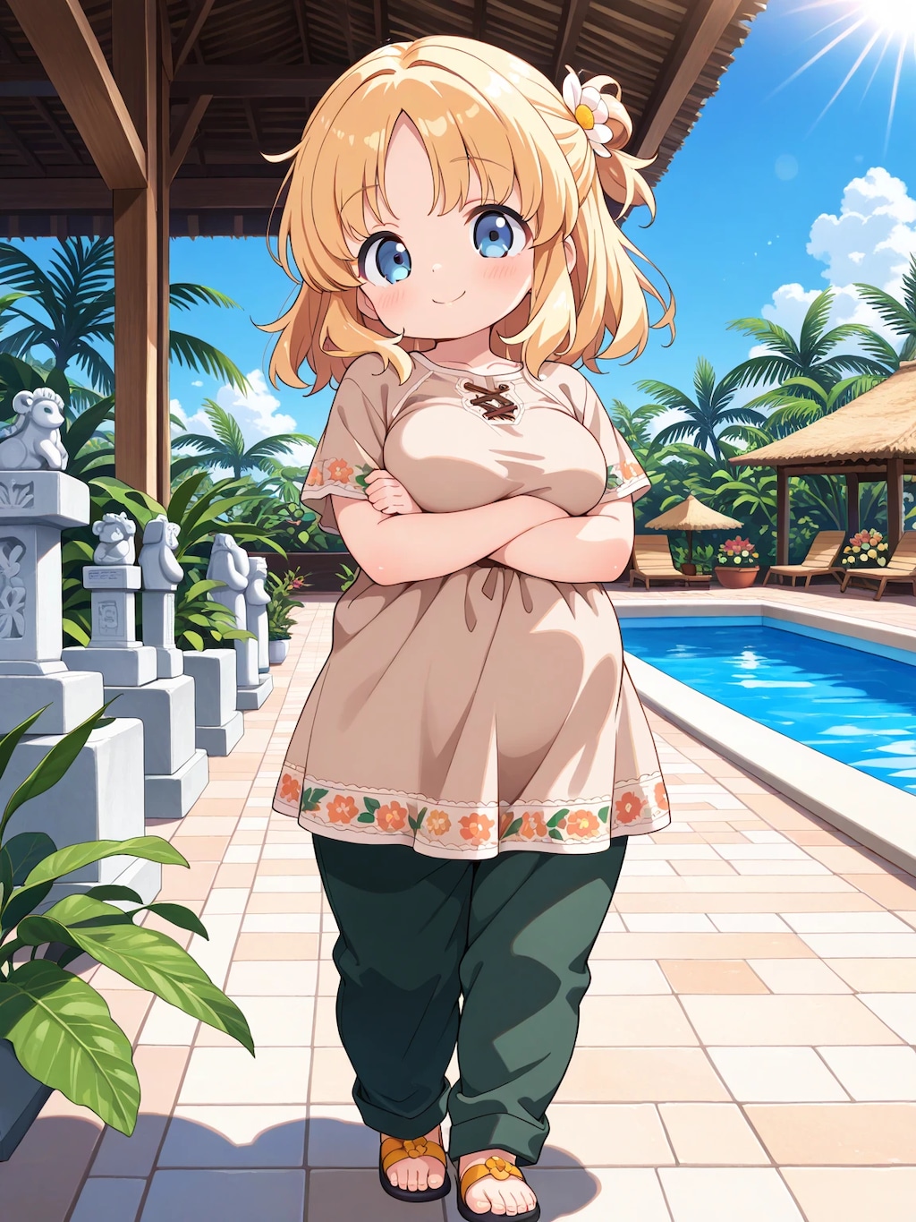まりあちゃんとアジアンリゾート