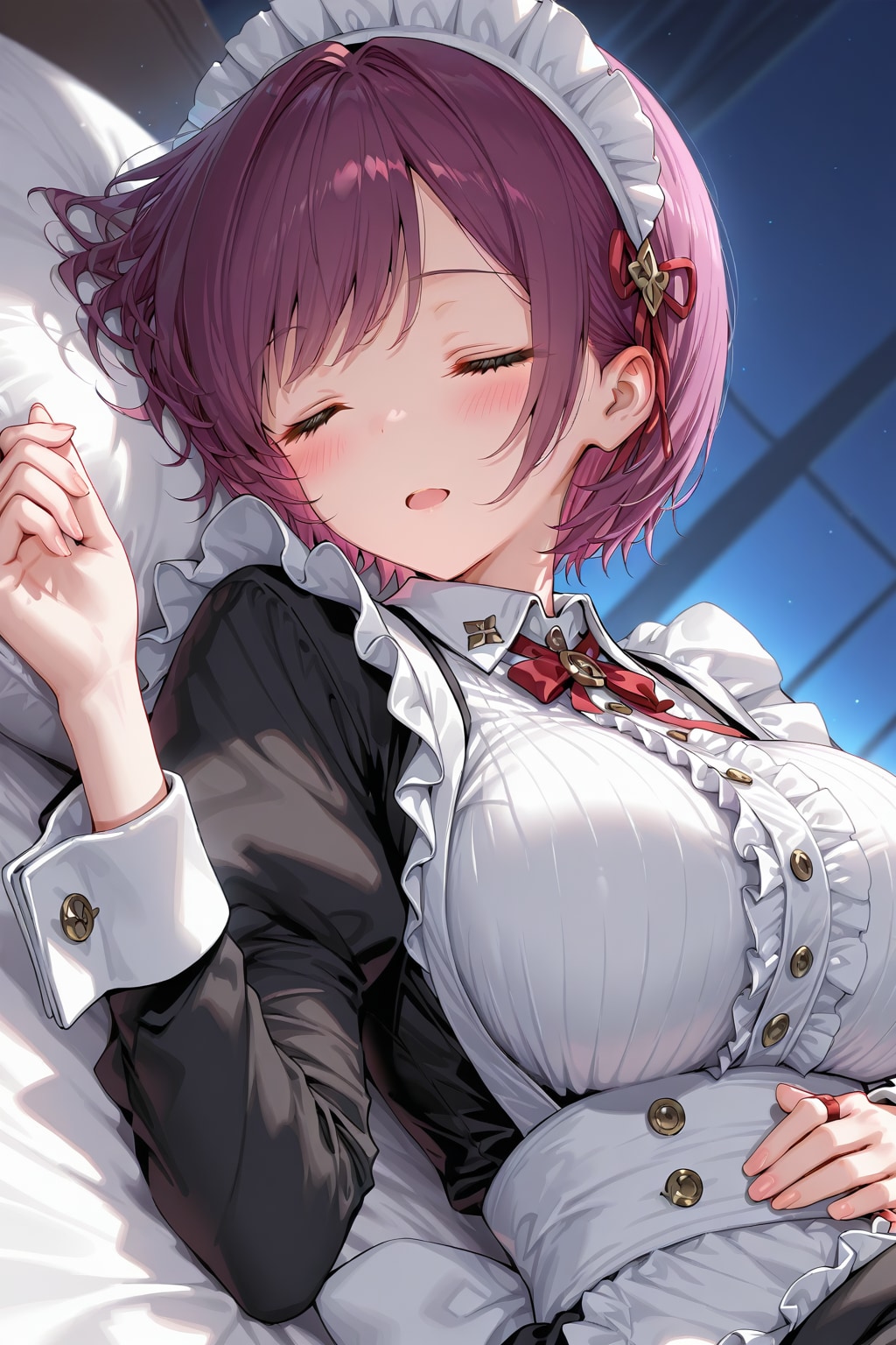 おやすみなさい（挨拶メイドの芽衣ちゃん）