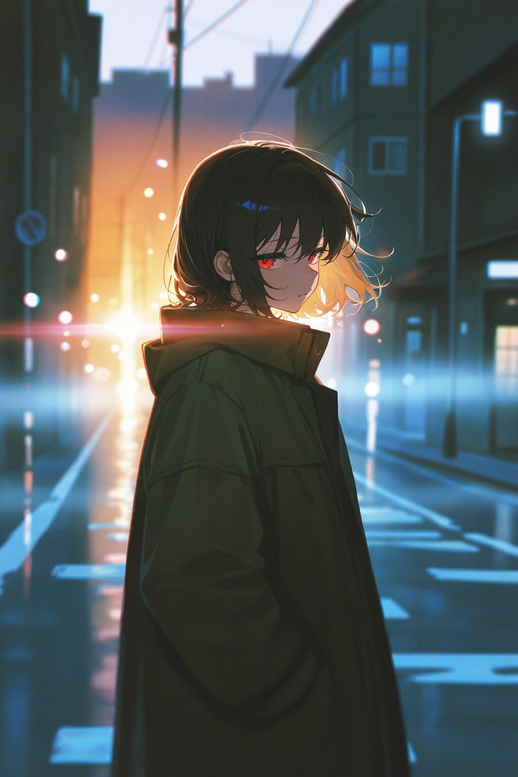 夜明け頃