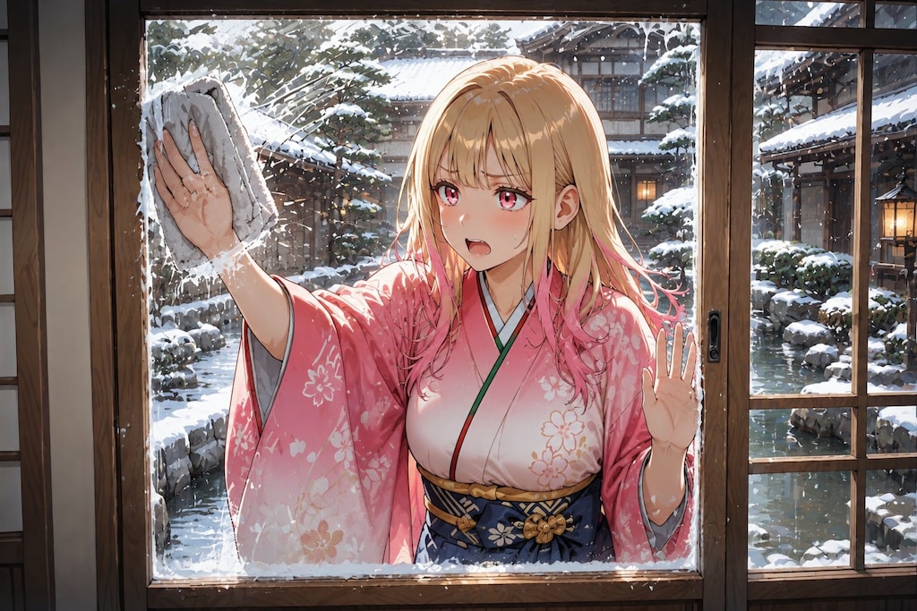 冬の掃除は大変なの(>_<)