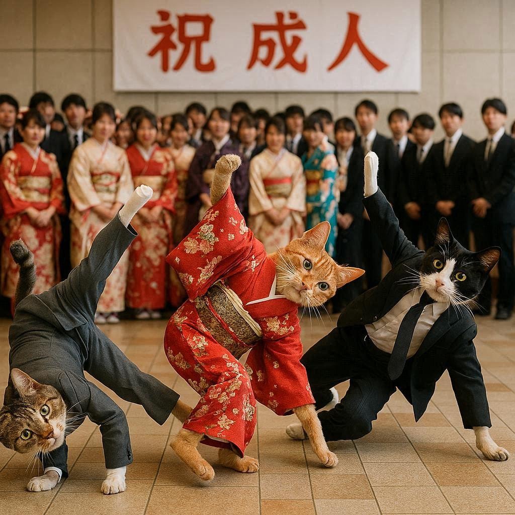 猫の成人式