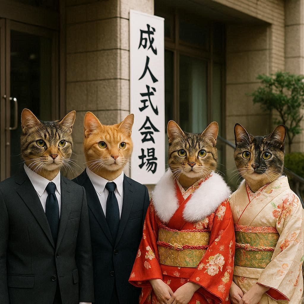 猫の成人式