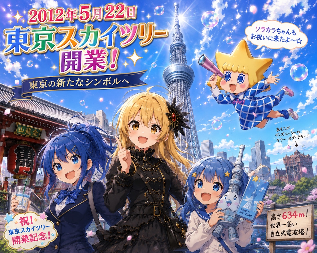 5月22日はスカイツリーの開業日
