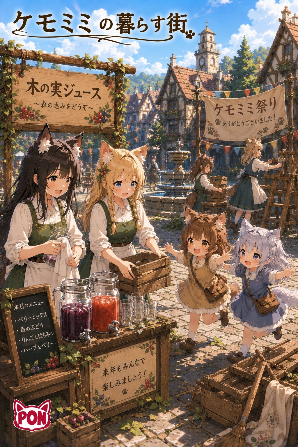 ケモミミの暮らす街