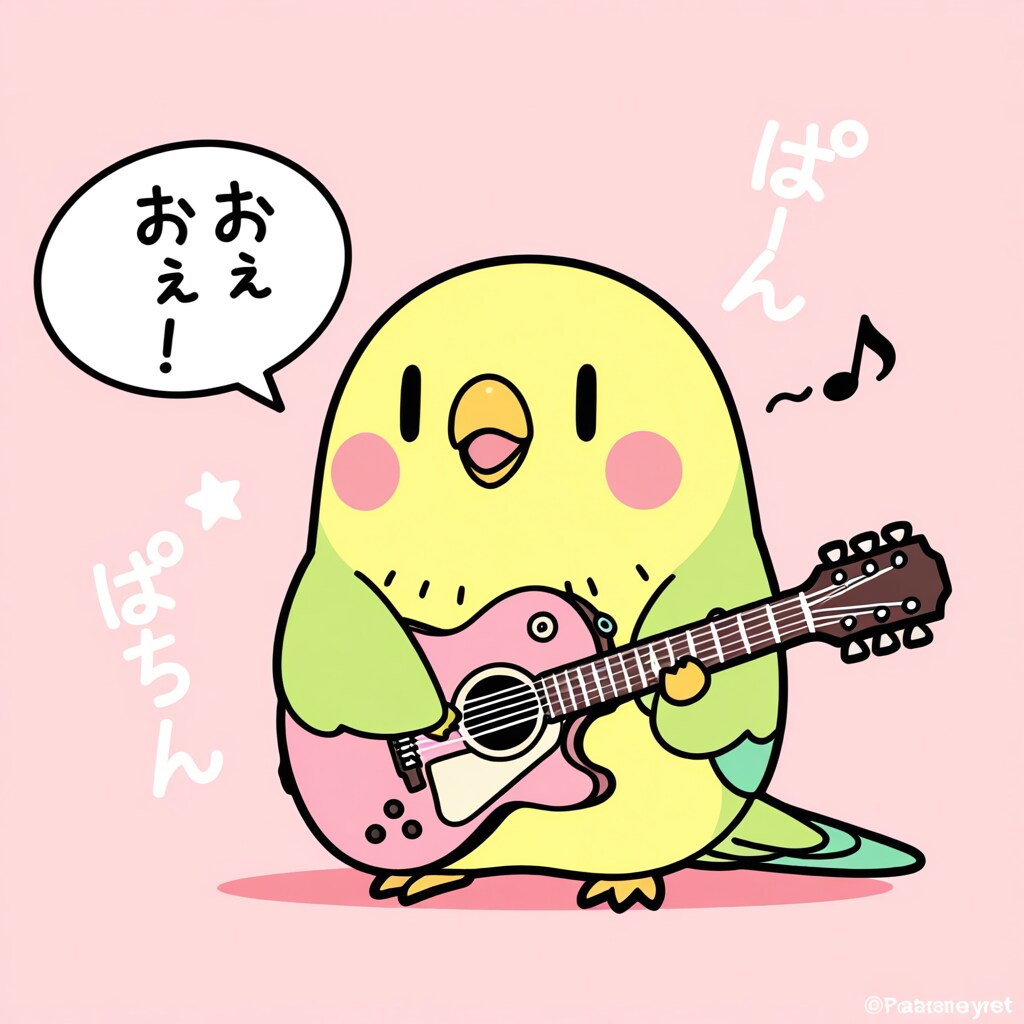 ギターインコ | の人気AIイラスト・グラビア