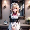 エルフのメイドさん(FluffyBreed) 2枚目