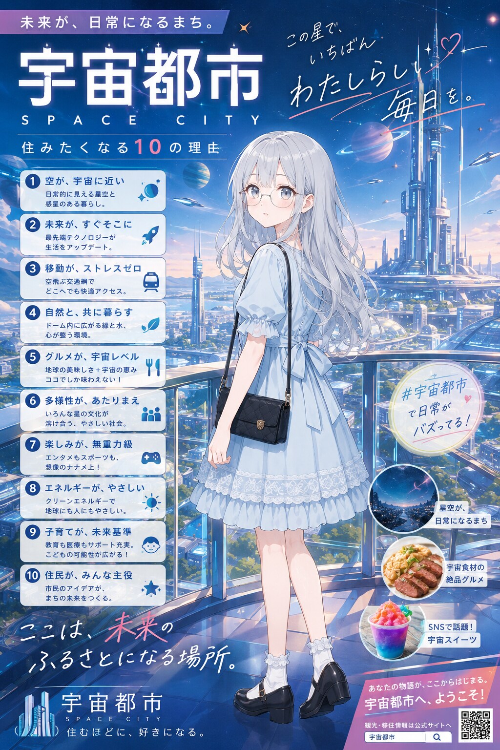 宇宙都市に住みたい！