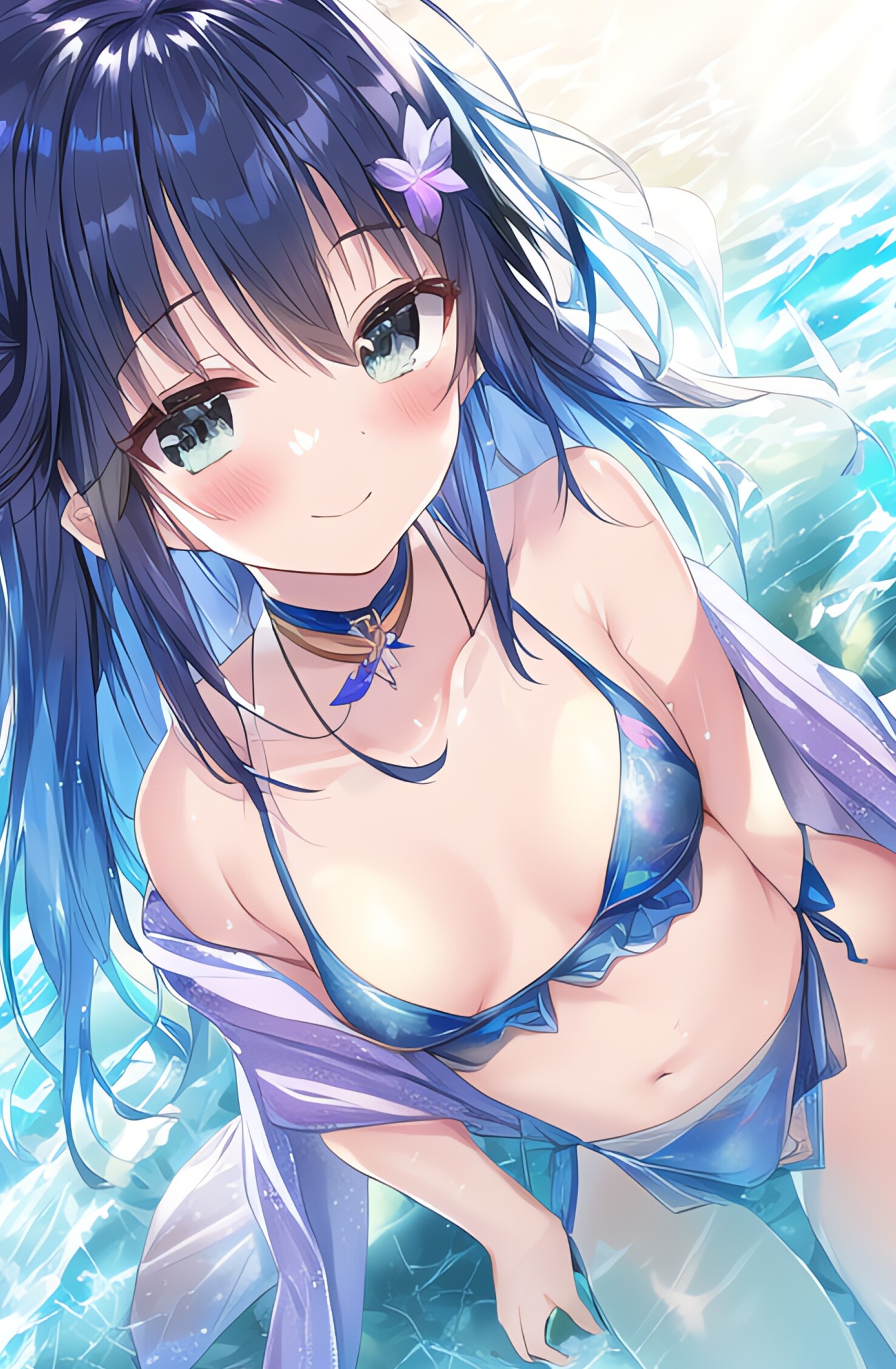 Blue water