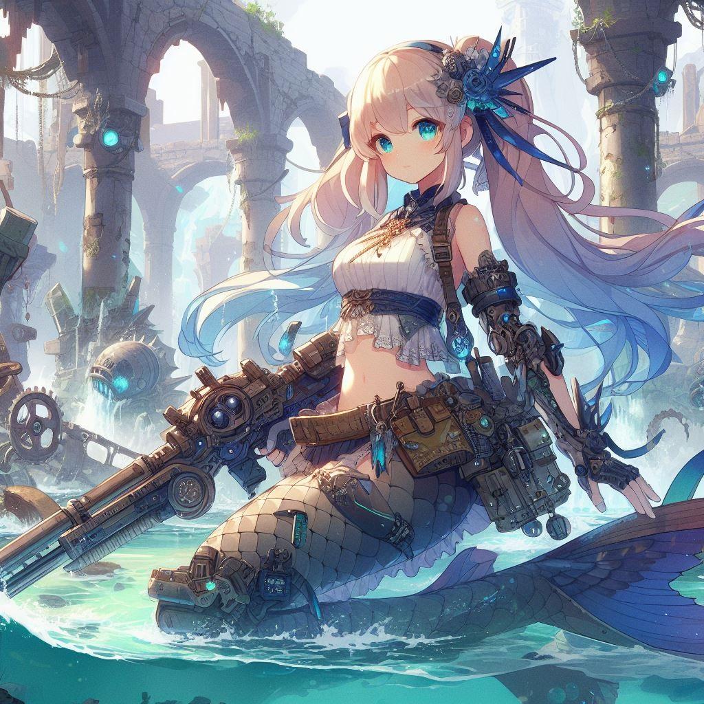 戦う人魚さん