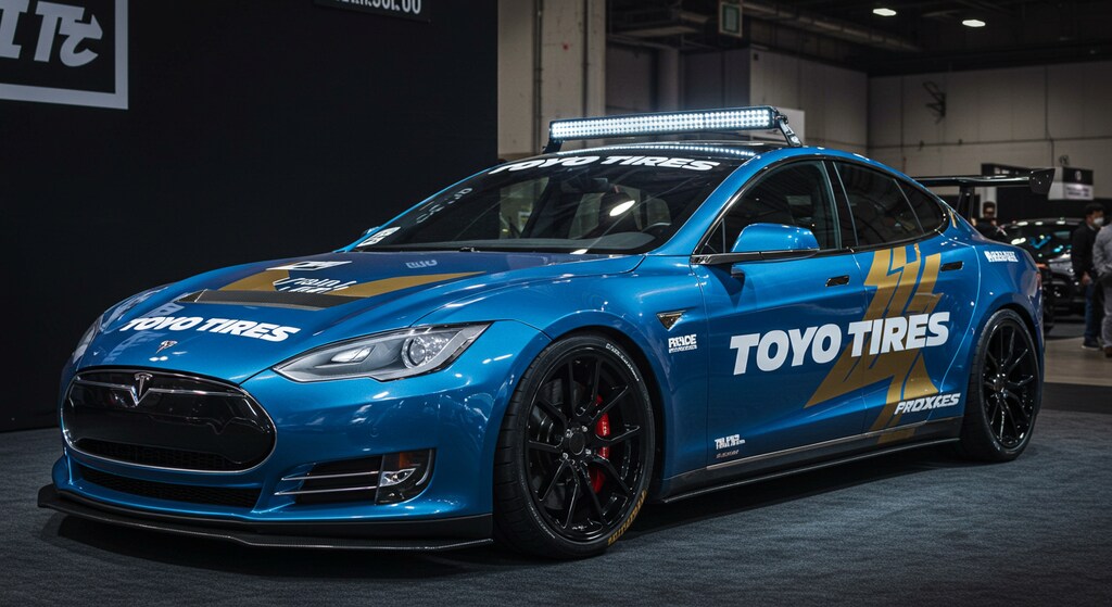 トーヨータイヤテスラセダン