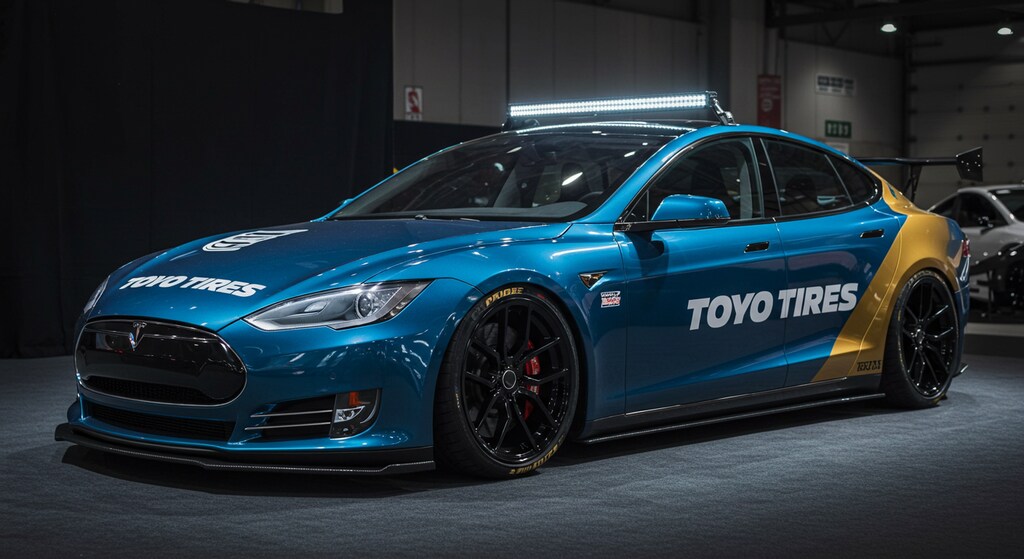 トーヨータイヤテスラセダン