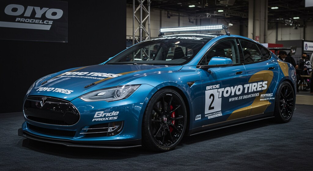 トーヨータイヤテスラセダン