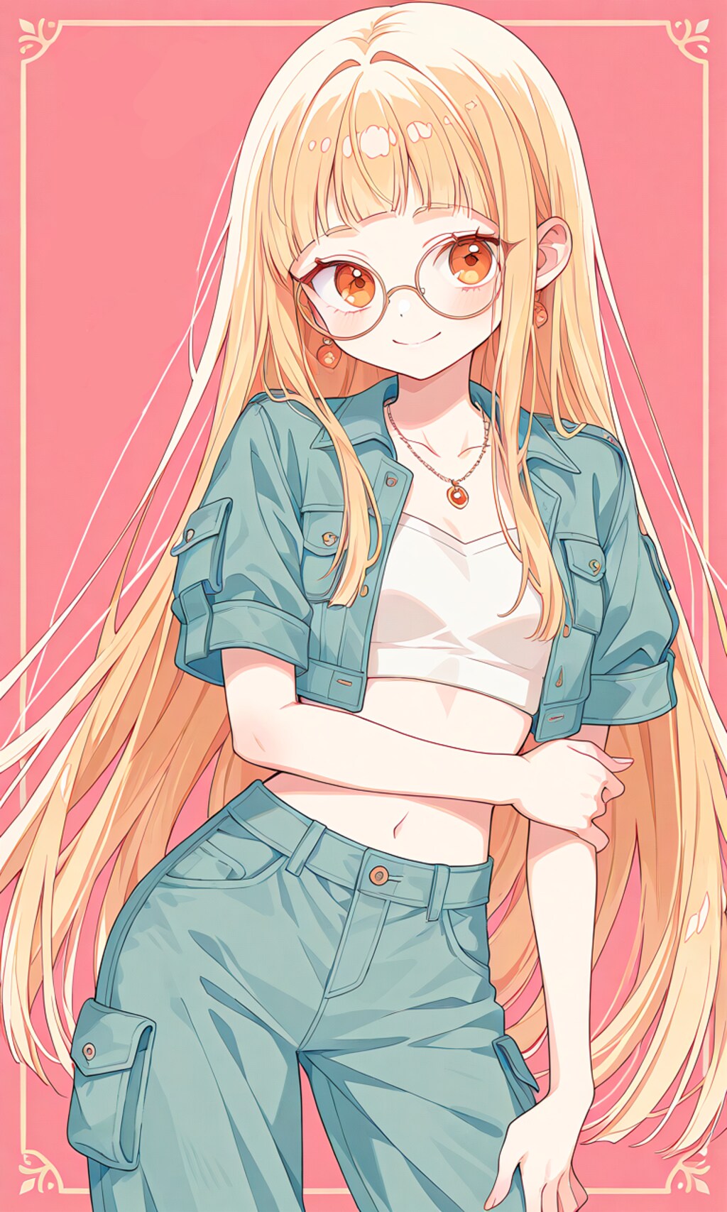 さくなさん、パッツン前髪