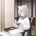 小説『マサニャコばあちゃん/朝食食べる』【ニャンノ世界】 2枚目
